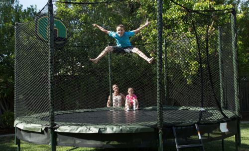 Power bounce trampoline hotsell