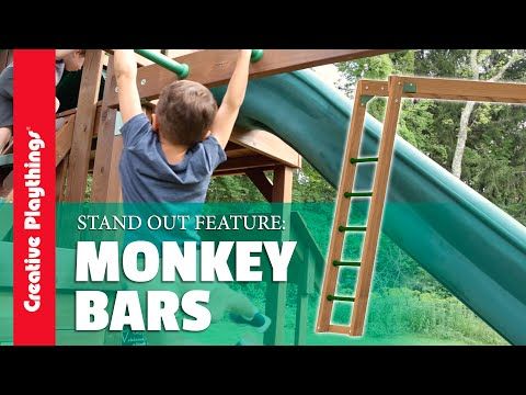 Turbo Original Playcenter Combo 3 w/ Monkey Bars - Happy Backyards