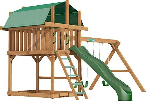 Lexington Premium Pine Swing Set Playset