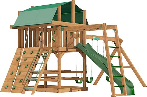 Lexington Premium Pine Swing Set Playset