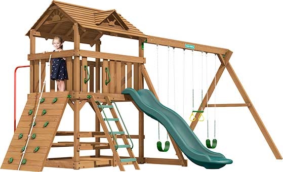 Lexington Premium Pine Swing Set Playset