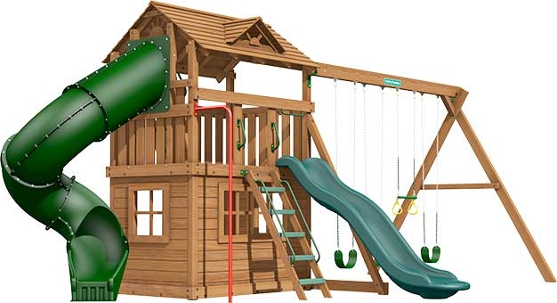 Lexington Premium Pine Swing Set Playset