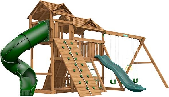 Lexington Premium Pine Swing Set Playset