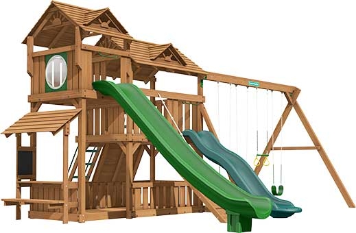 Lexington Premium Pine Swing Set Playset