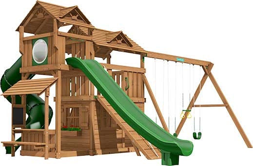 Lexington Premium Pine Swing Set Playset