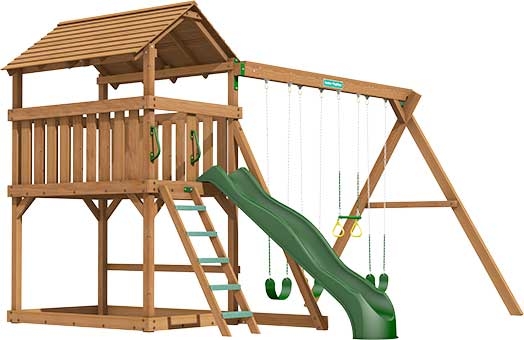 Lexington Premium Pine Swing Set Playset