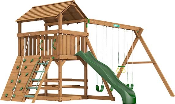 Lexington Premium Pine Swing Set Playset