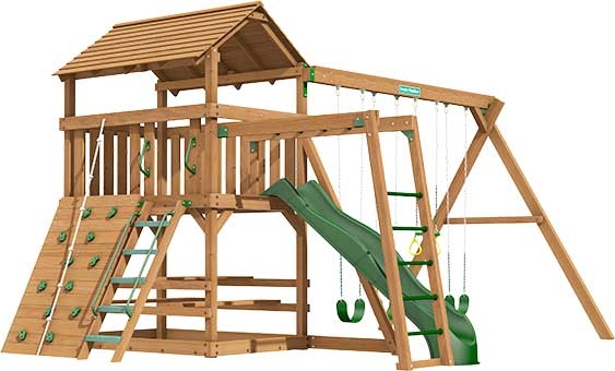 Lexington Premium Pine Swing Set Playset