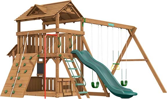 Lexington Premium Pine Swing Set Playset