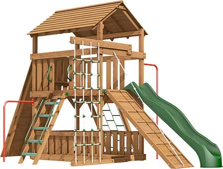 Lexington Premium Pine Swing Set Playset